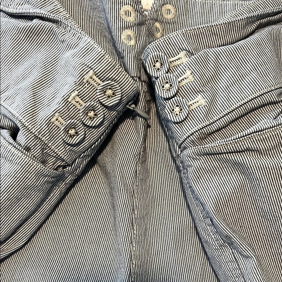 J. Jill Genuine Fit Striped Pants Size 20 Tall Wide Leg Trousers Stretch Summer - Picture 4 of 14